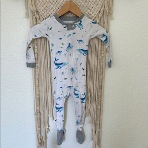 Burt’s bees baby 24mo Blue and Gray Kids One Piece